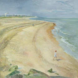 Der geschwungene Strand, Southwold, 1997